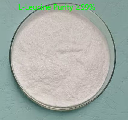 C6H13NO2 Natural Food Additives L Leucine Powder Crystalline Powder