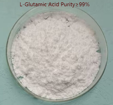 CAS 56-86-0 C5H9NO4 Cosmetic Additives L Glutamic Acid white crystals or crystalline powder