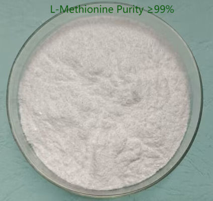 C5H11NO2S Amino Acid L Methionine White Plates or Crystalline Powder CAS 63-68-3 food additive