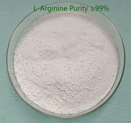CAS 74-79-3 L Arginine Amino Acid Food Additive 99% C6H14N4O2 Crystalline Powder