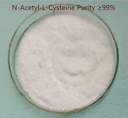 C5H9NO3S CAS 616-91-1 Cosmetic Additives High Purity Acetylcysteine Powder